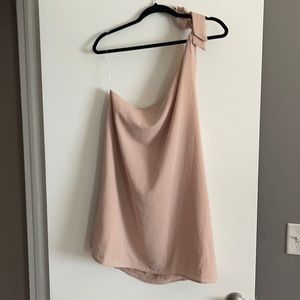 Pink Lilly one shoulder dress